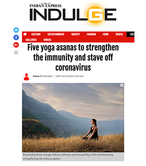 Five Yoga Asanas to strengthen the immunity and stave off coronavirus