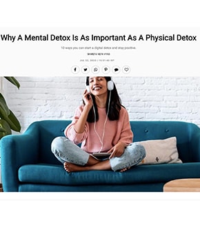 Why a mental detox is as important as a physical detox