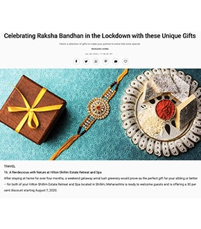 Celebrating Raksha Bandhan in the Lockdown with these Unique Gifts