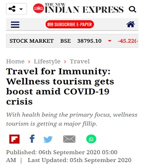 Travel to Boost Immunity – Wellness travel gets boost amid COVID-19 crisis