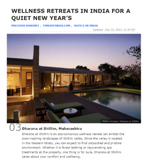 WELLNESS RETREATS IN INDIA FOR A QUIET NEW YEAR’S
